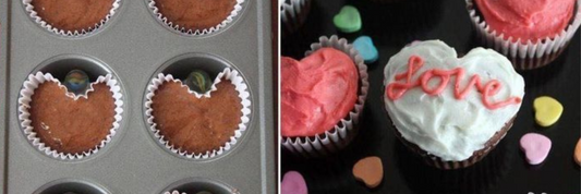 Heart-Shaped Cupcakes Hack For Valentine's Day