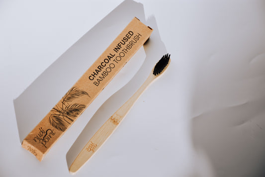 Charcoal-Infused Biodegradable Toothbrush