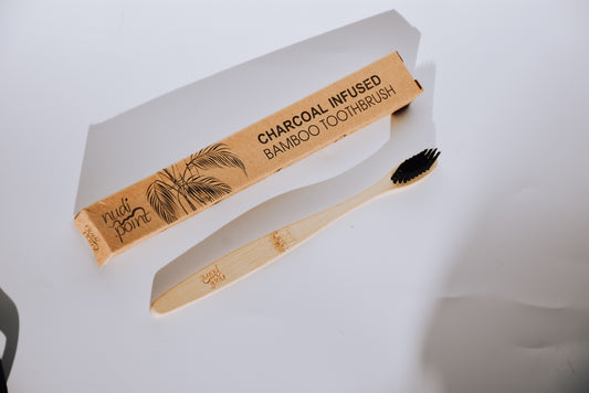 Charcoal-Infused Biodegradable Toothbrush
